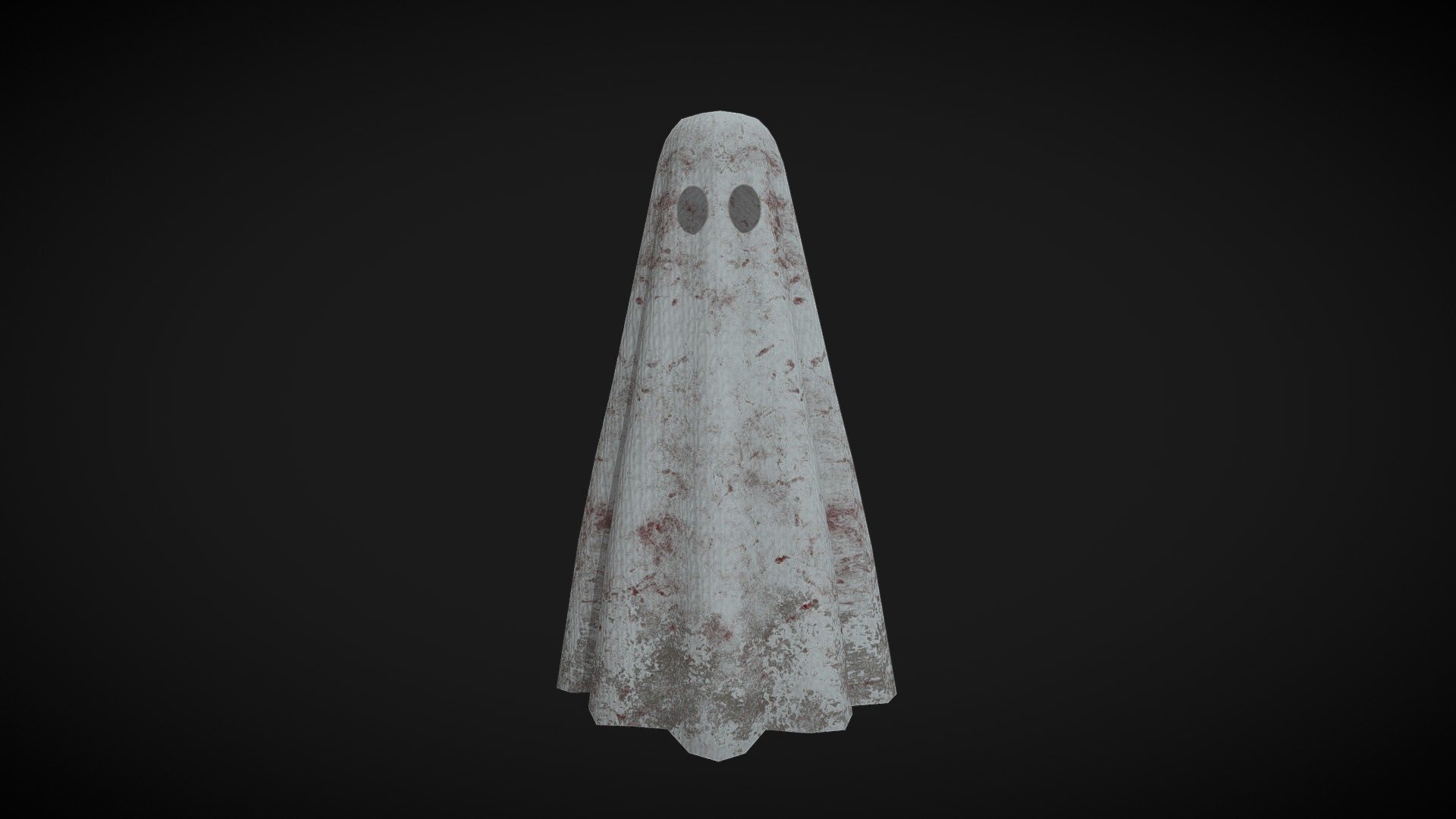 Low Poly Ghost 3d model