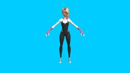 Spider Gwen Playermodel (GMOD)