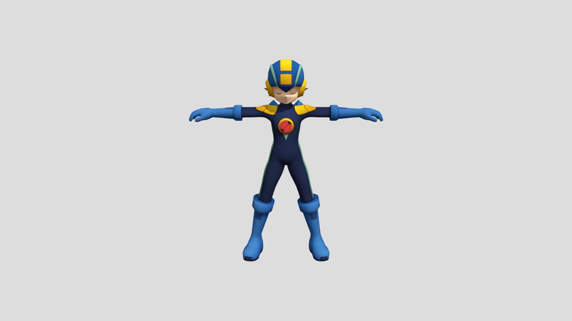 Megaman X Dive 3d model