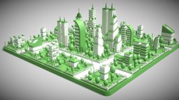 Cartoon Low Poly City (Mini Pack)