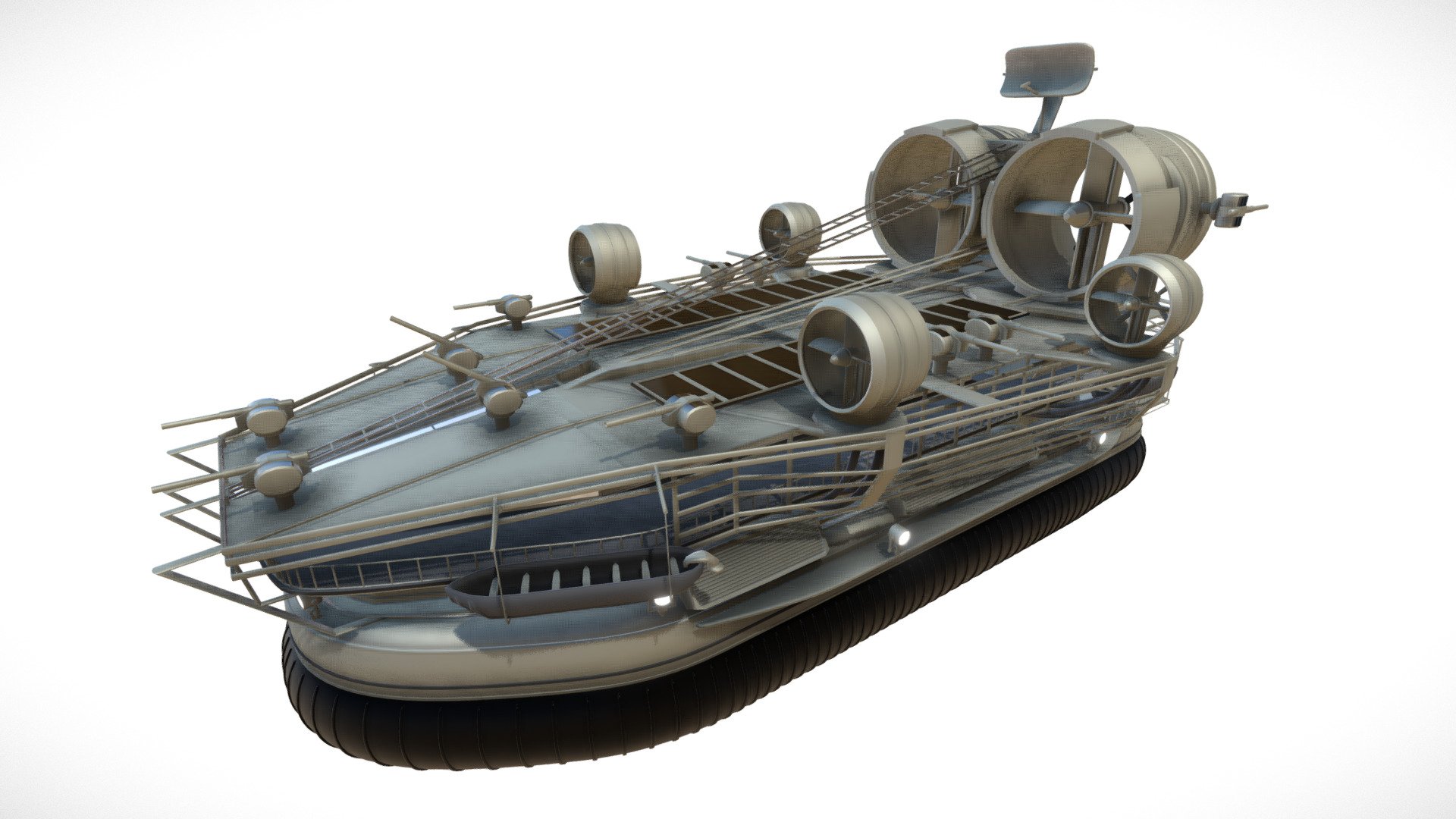 Big Hovercraft 3d model