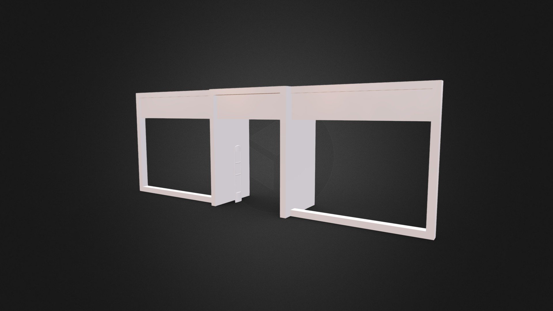 Shop Window-1 3d model