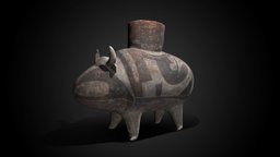 Thai water buffalo vessel, c. 1000 BCE