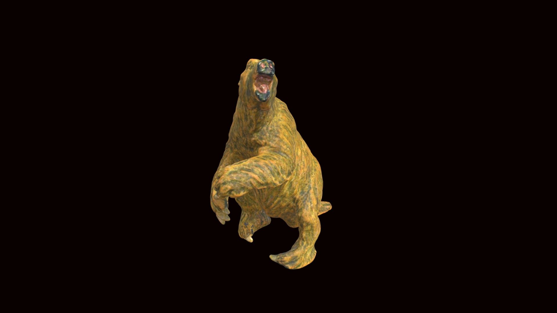 Megalonyx Figurine (VCU_3D_6857) 3d model