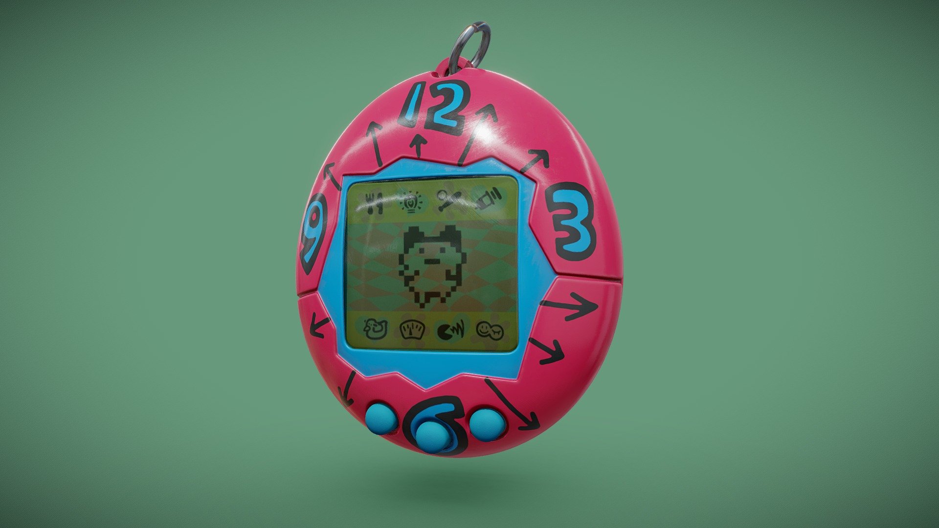 Tamagotchi 3d model