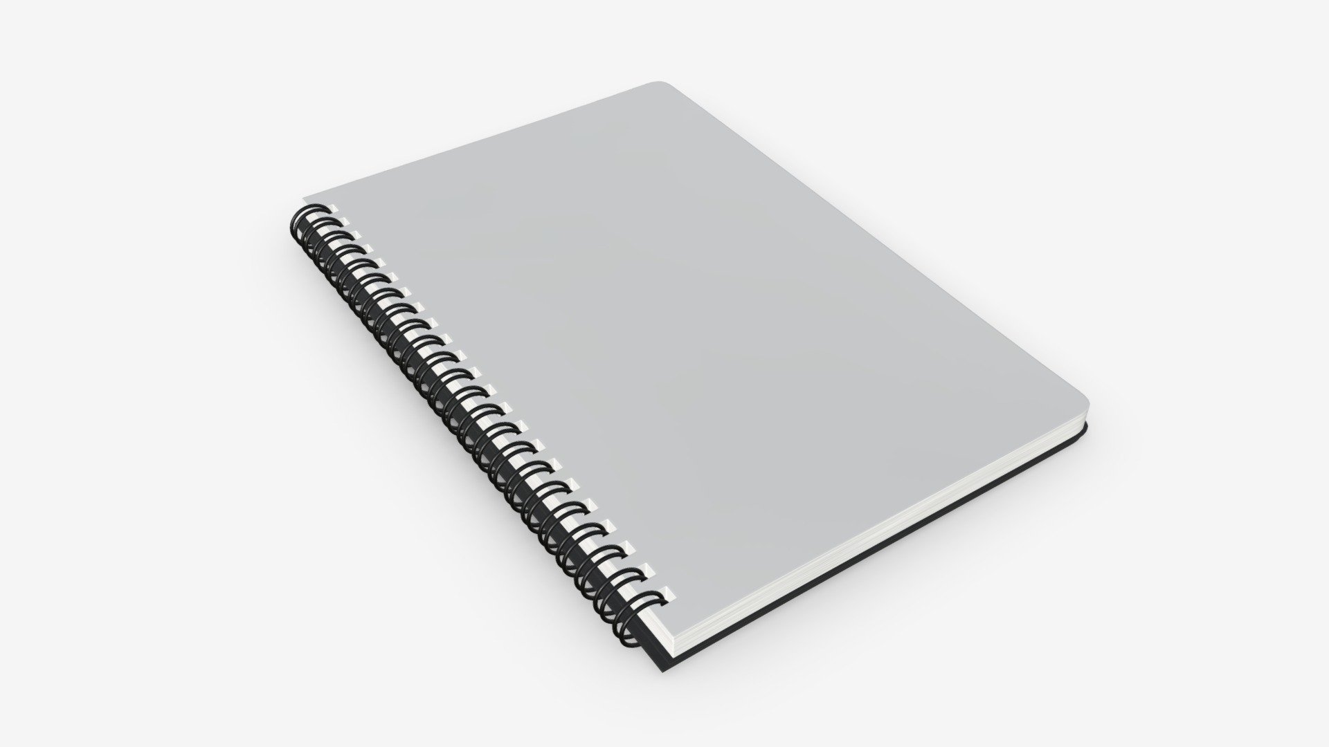 Spiral sketchbook A5 02 3d model