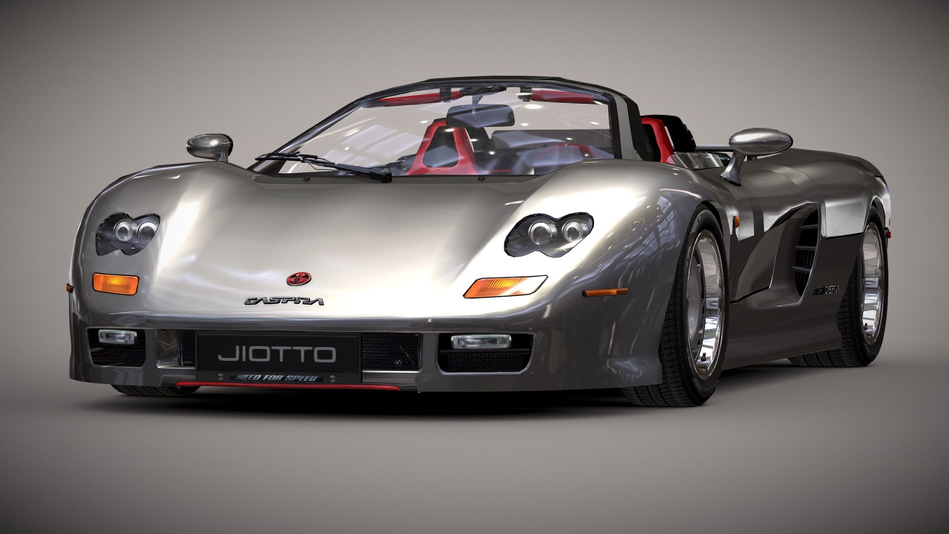 Jiotto Caspita Roadster 1989 By Alex.Ka. 3d model