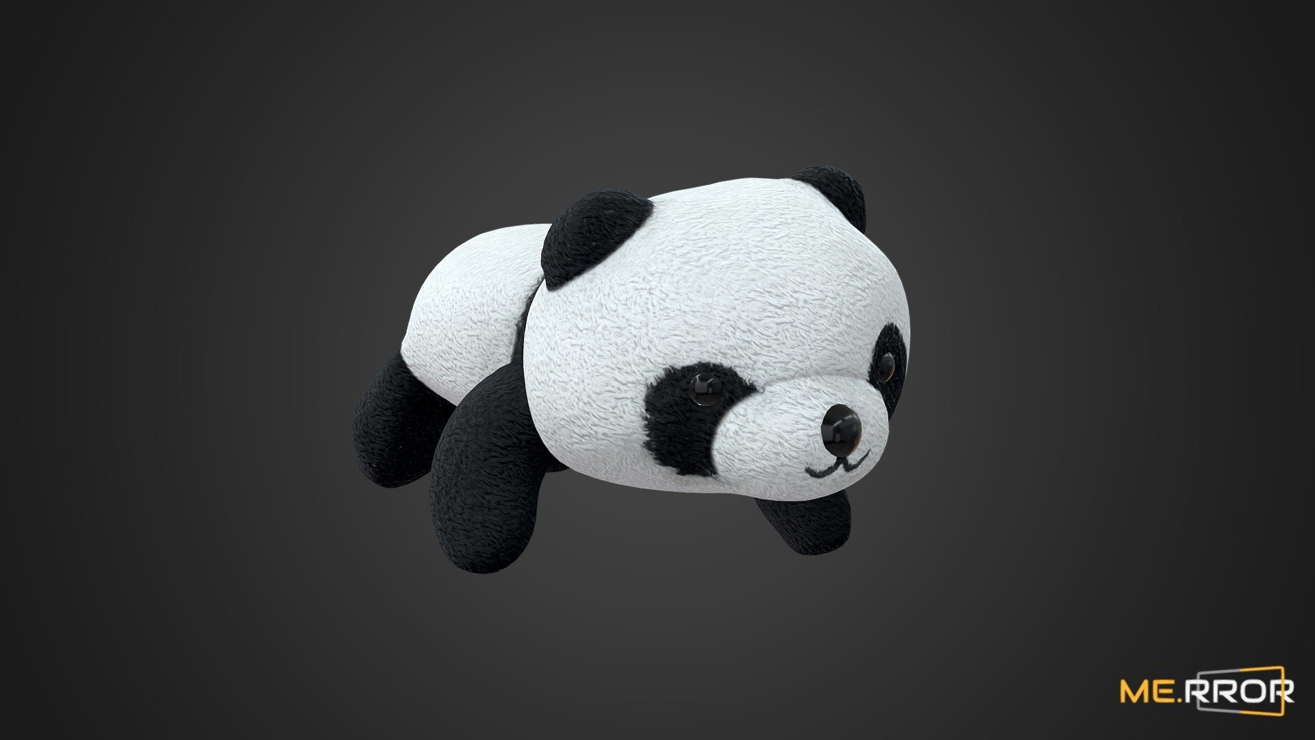 [Game-Ready] Panda Doll 3d model