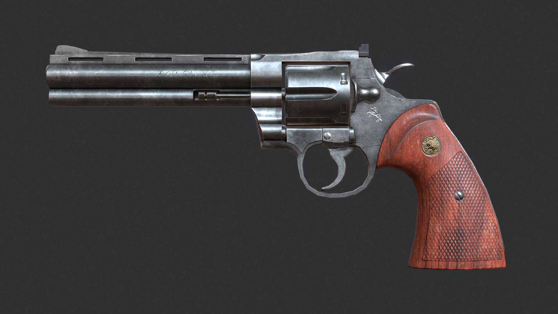 Colt Phyton 357 3d model