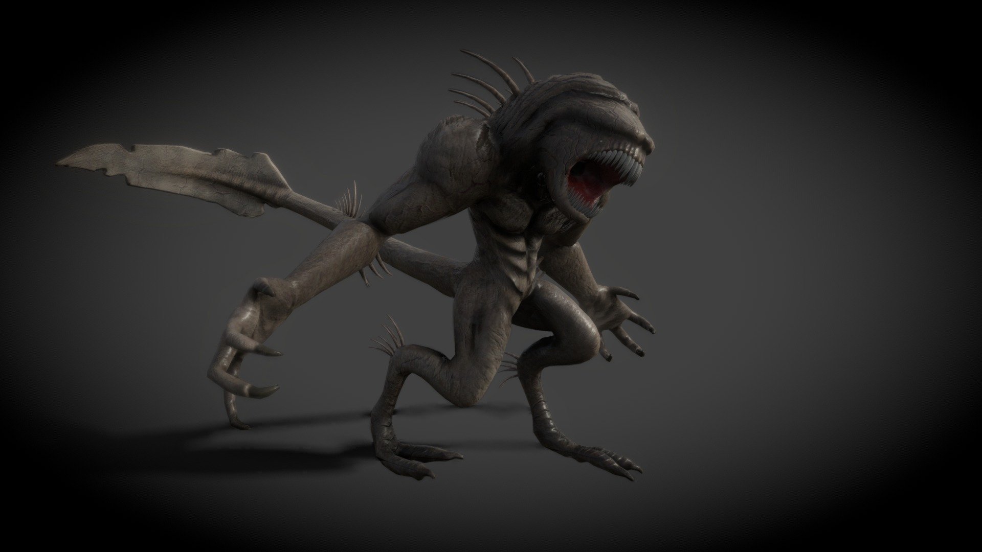 Alien monster 3d model