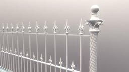 Classic Ornate Vintage Fence