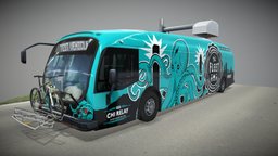 Proterra Bus Chicago Sea Theme Octopus