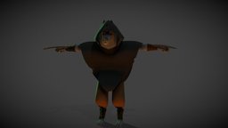 Big Bad Wolf / Death V2 T-pose Rigged