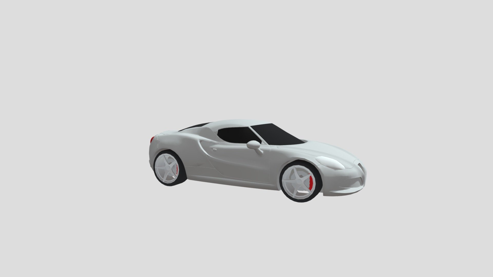 Alfa- Romeo 4C 3d model