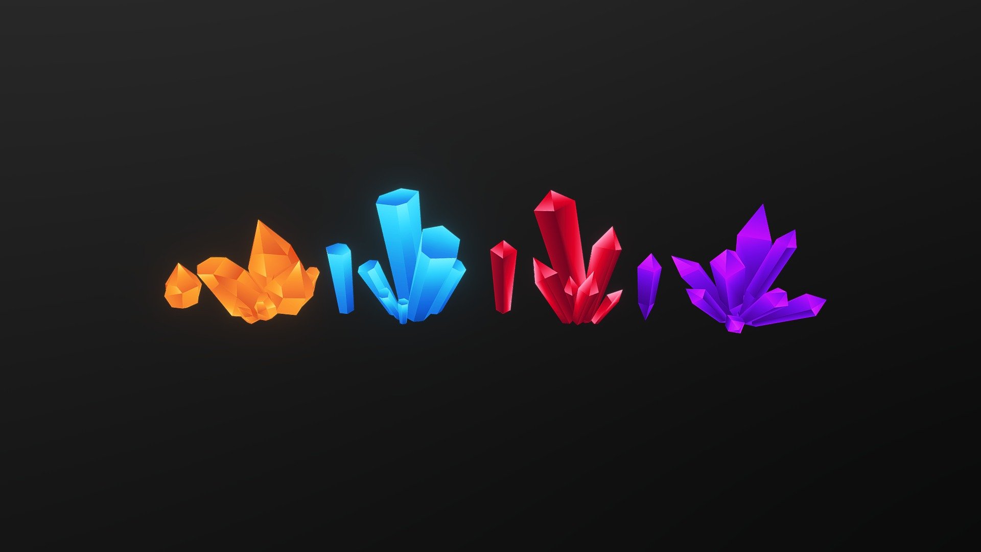 Crystal Pack 3d model