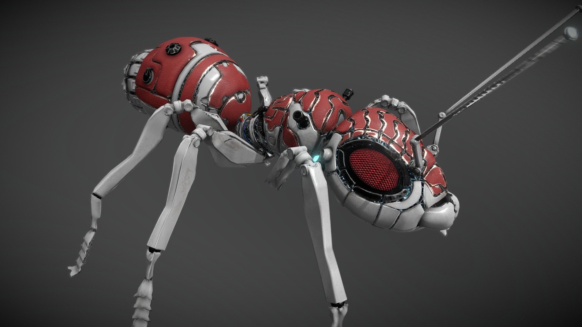 Hard surface Iron Ant 3d model