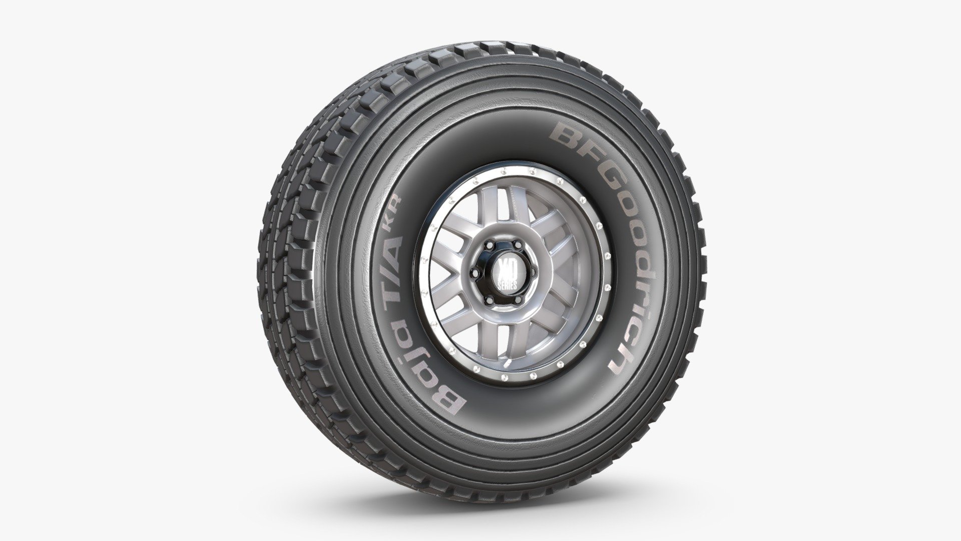 OFF ROAD WHEEL AND TIRE 9 3d model