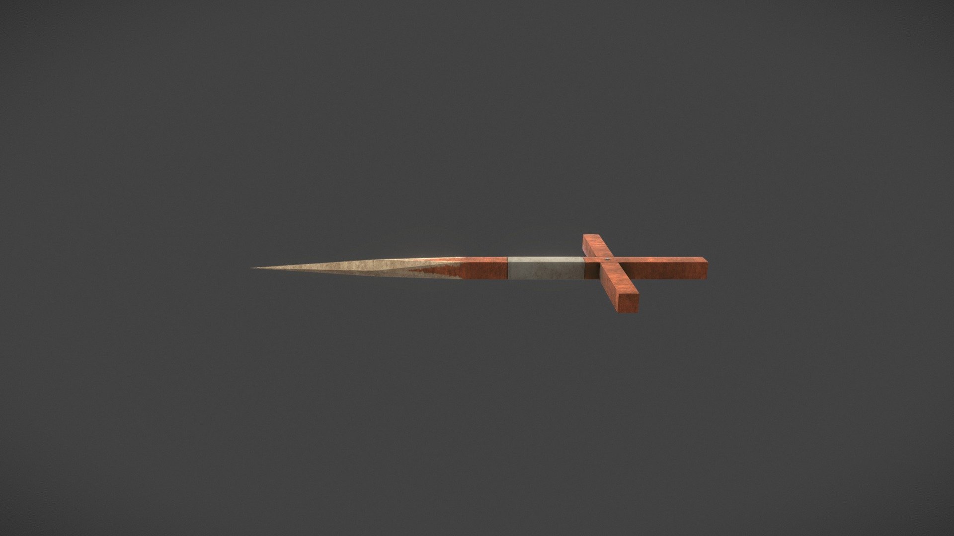 Cross Stake 3d model