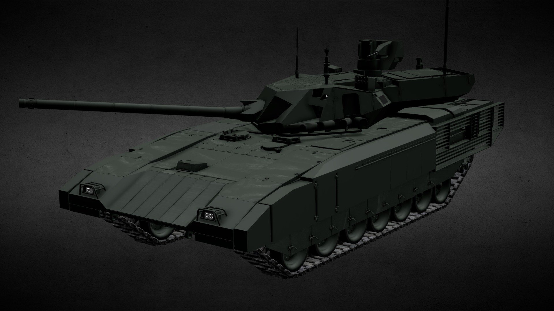 T-14 Armata 3d model