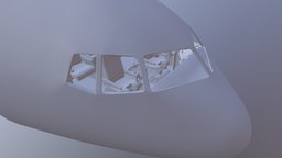 Boeing 777 Cockpit 3d model