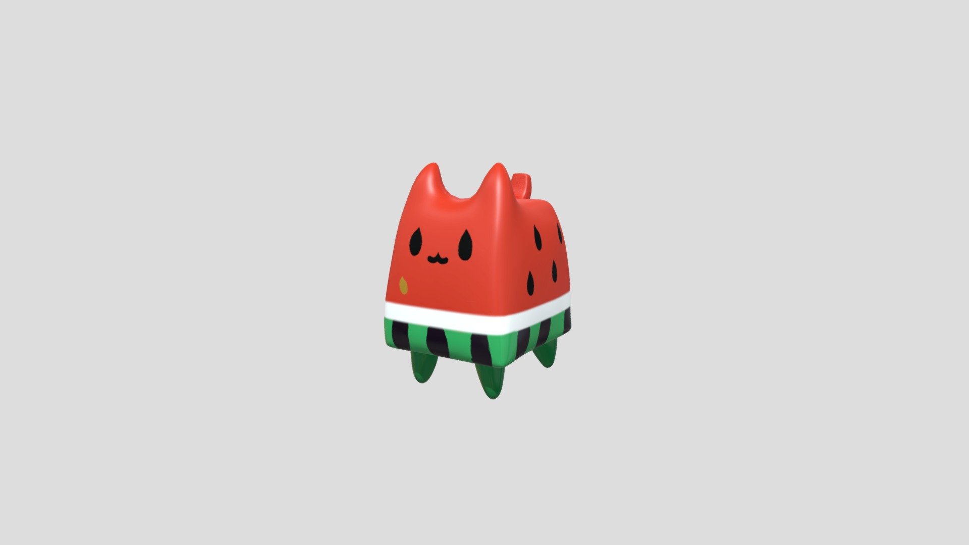 Watermelondog 3d model