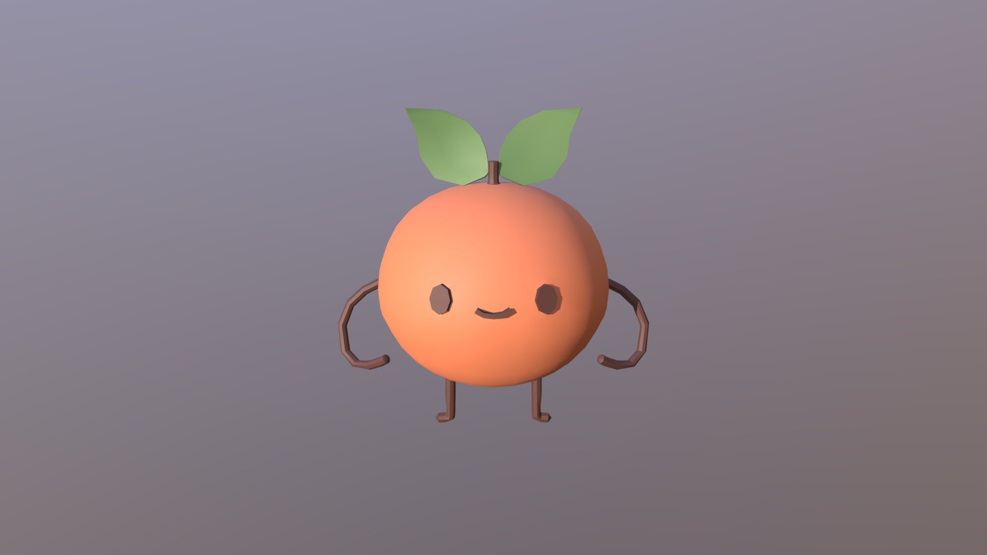 Orange 3d model