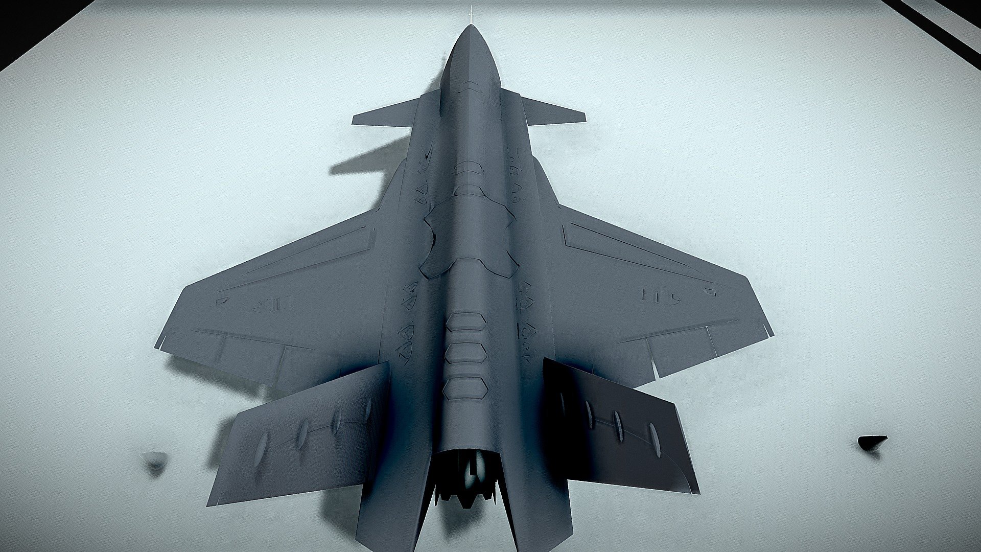 MIUS Kizilelma turkiye Military UCAV 3d model