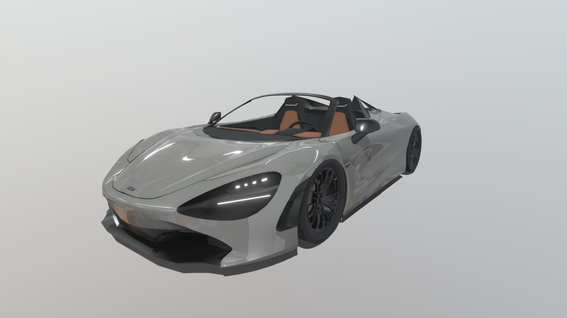 mclarens720 spider 3d model