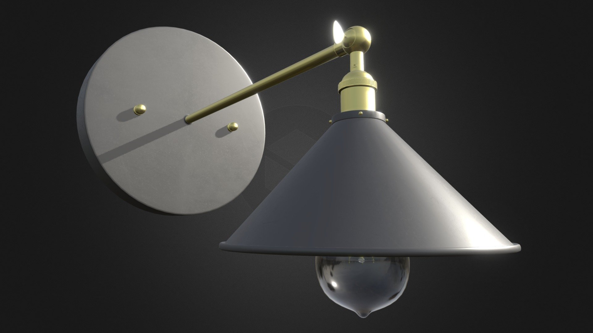 AXES Wall Lamp 1 3d model