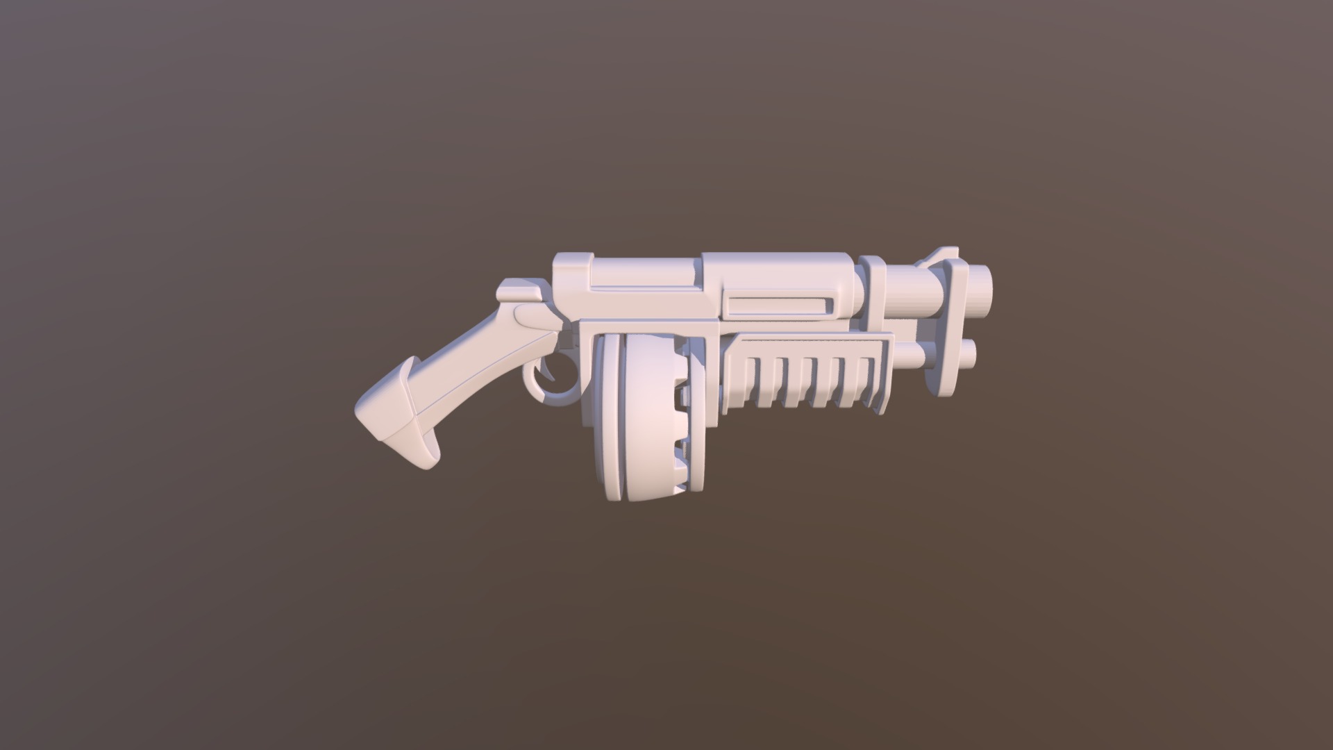 Necromunda Warhammer 40000 Orlock Autogun 3d model