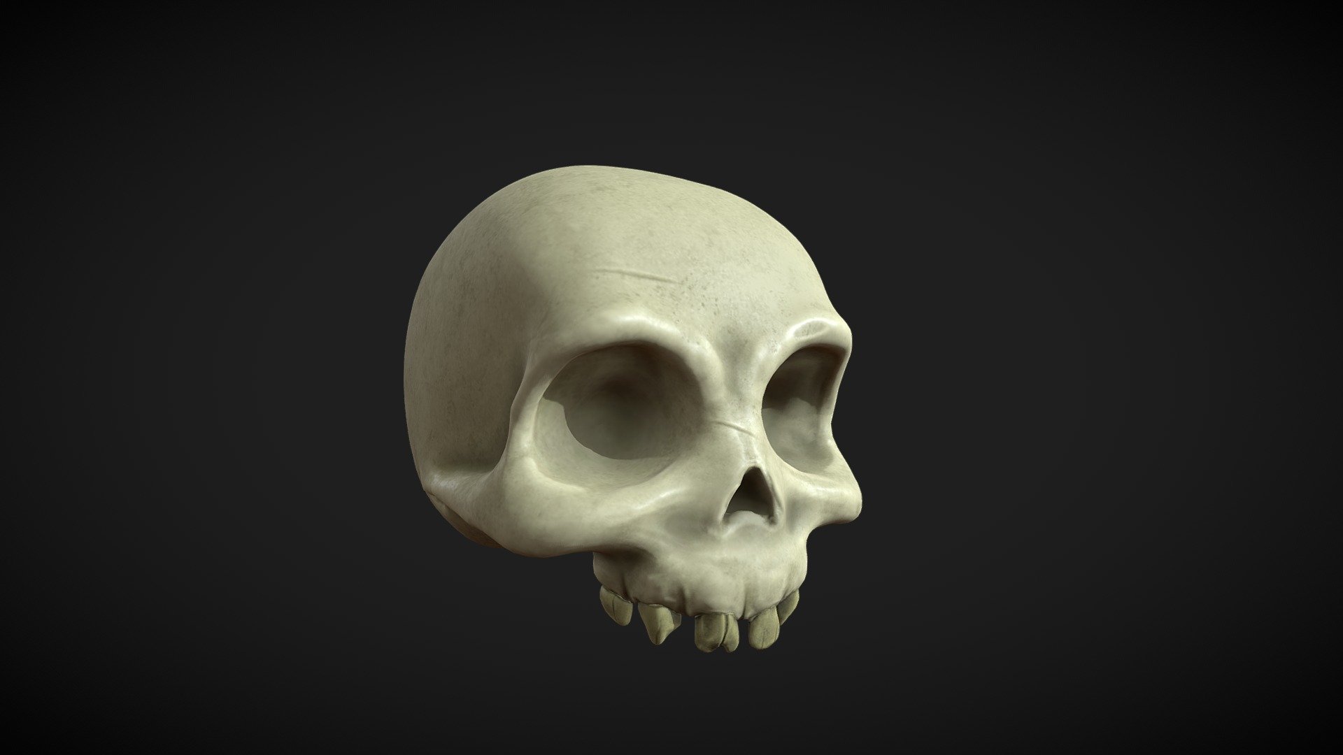 Stylized Skull 3d model