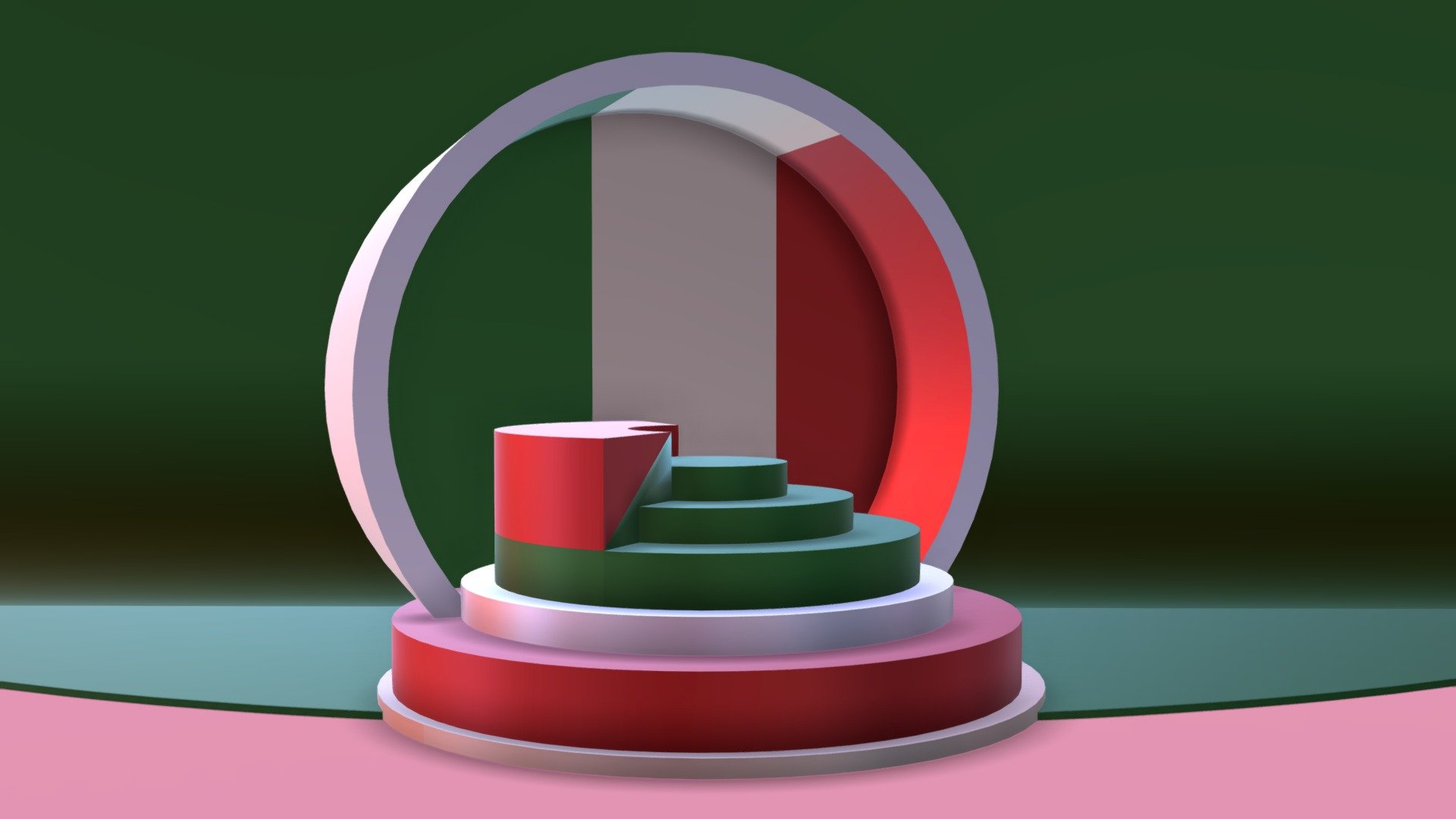 PODIUM ART_NO 7 3d model