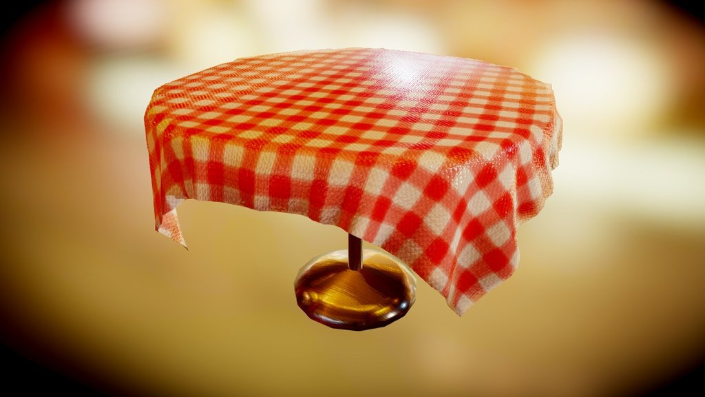 Restaraunt Table 3d model