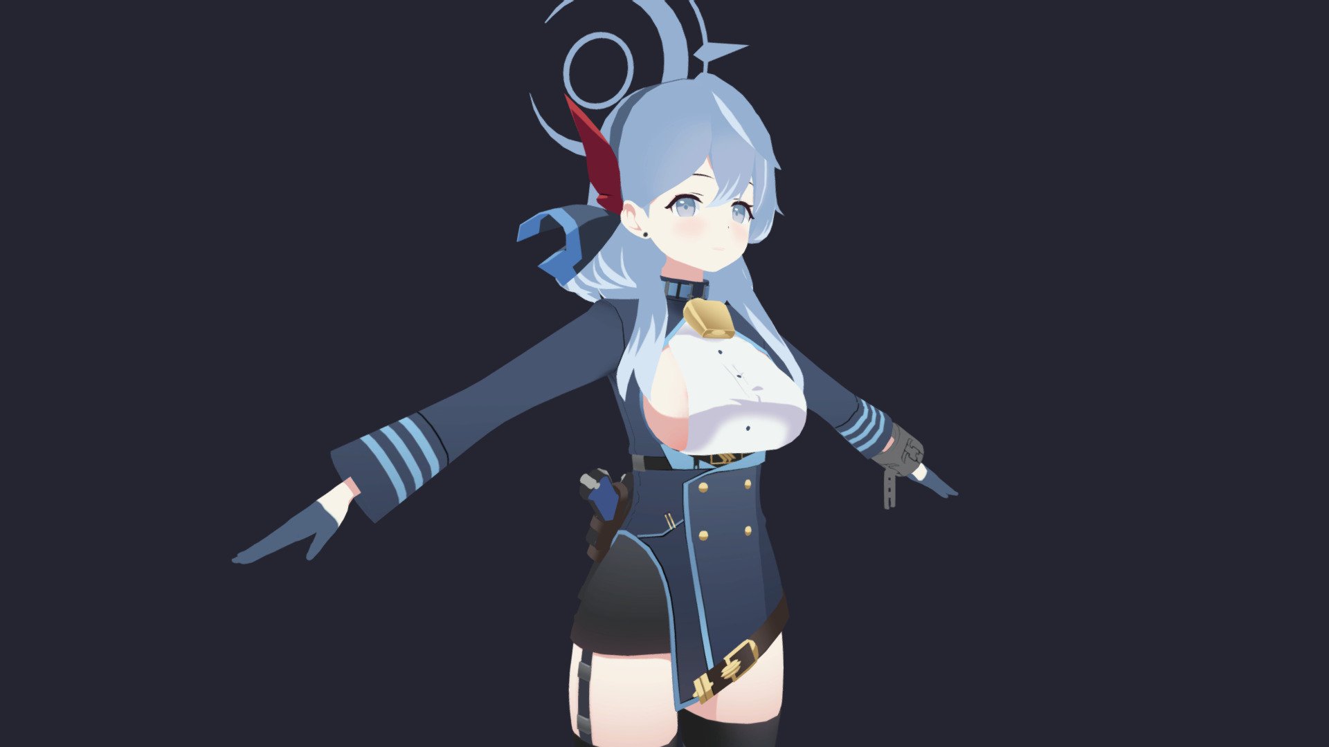 [Blue Archive] Ako Amau 3d model