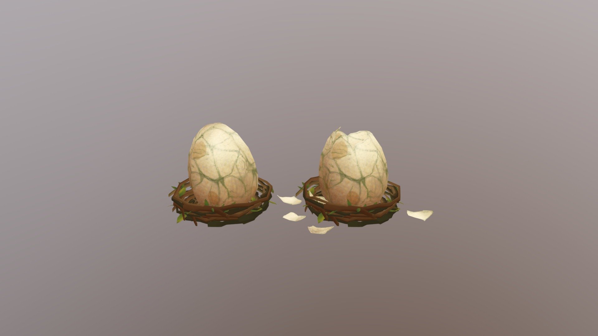 Egg Nest 3d model