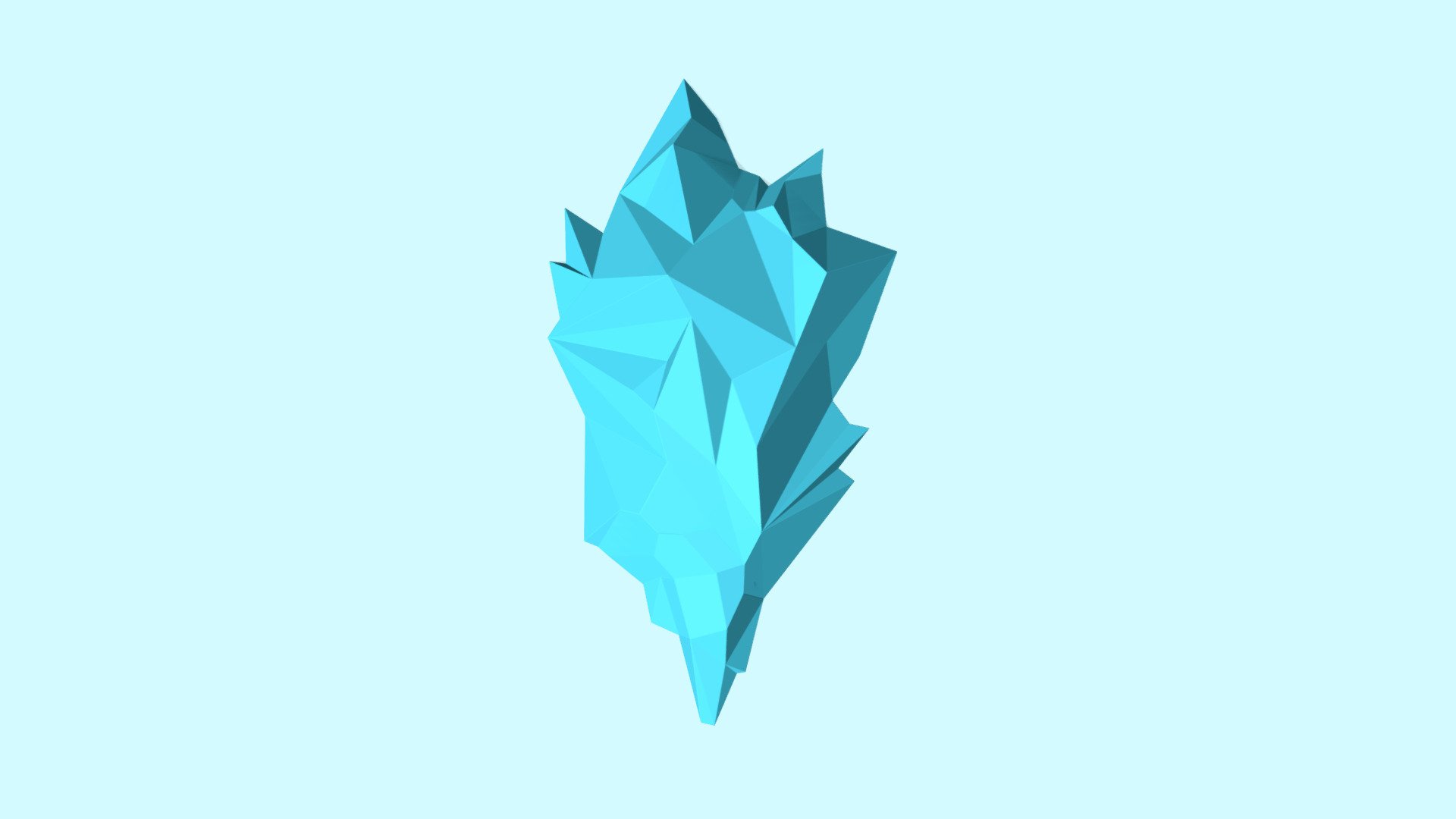 Crystal Halves 3d model