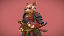 Samurai Corgi