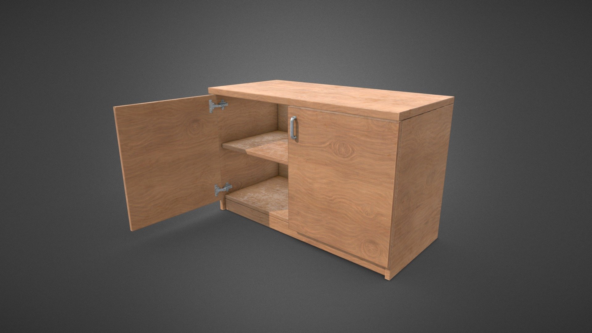 Storage Cabinet 140x70x90 3d model