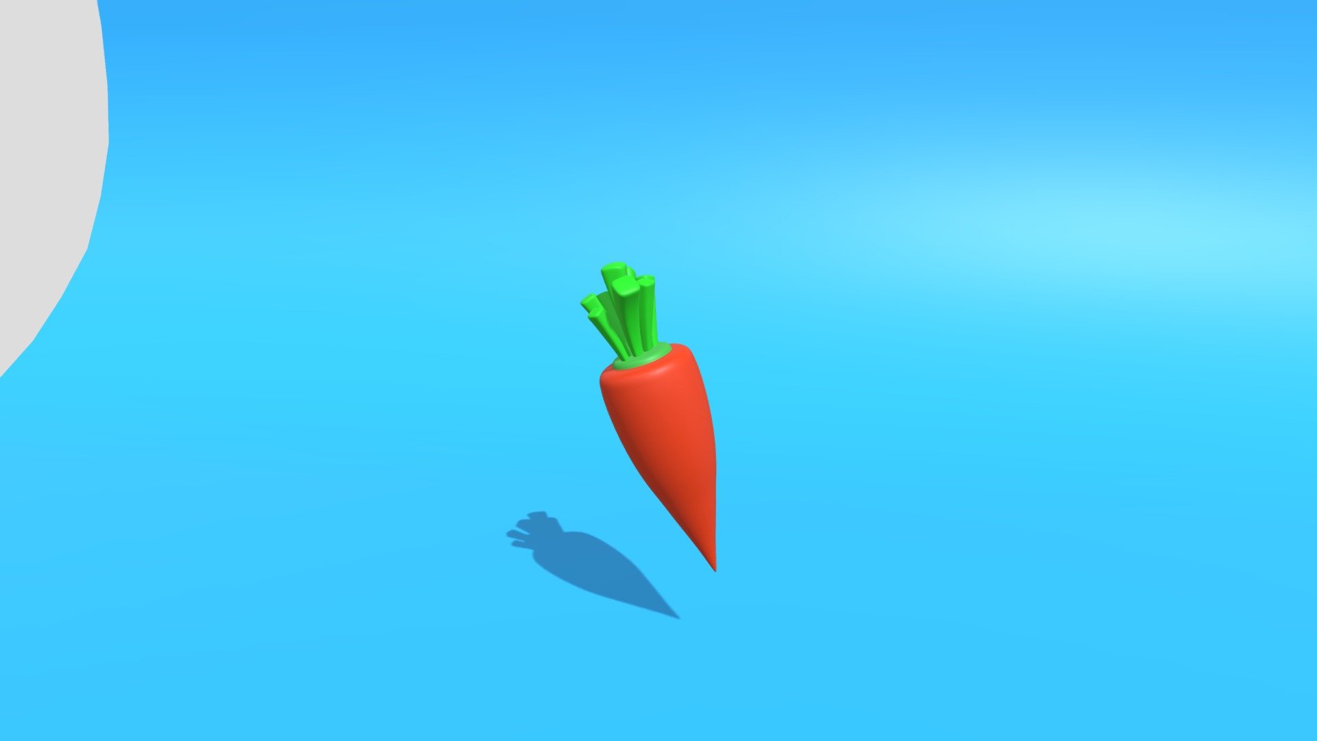 Cartoon Carrot 3d model