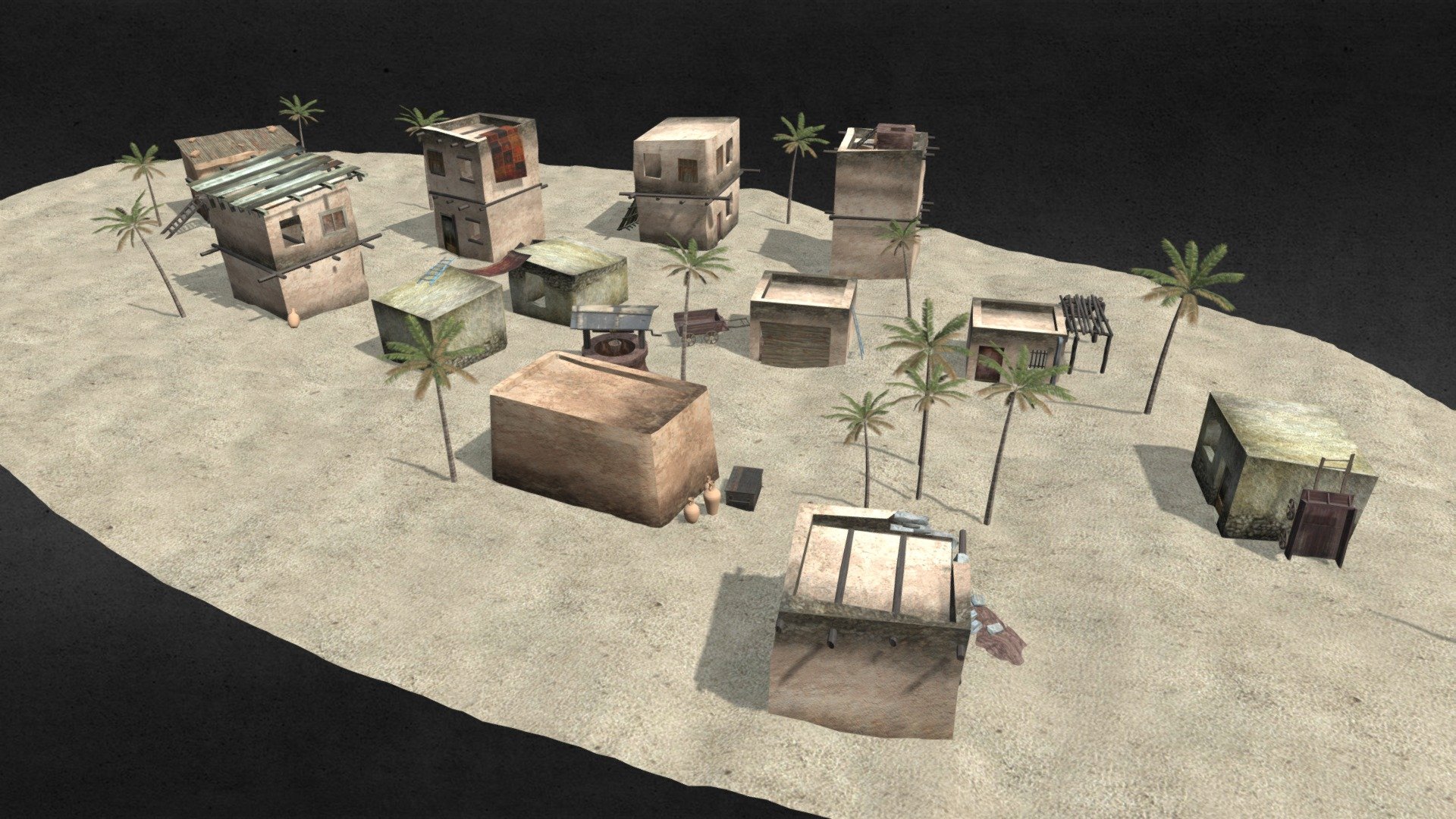 Desert Outpost 3d model