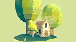 LIttle cartoon house