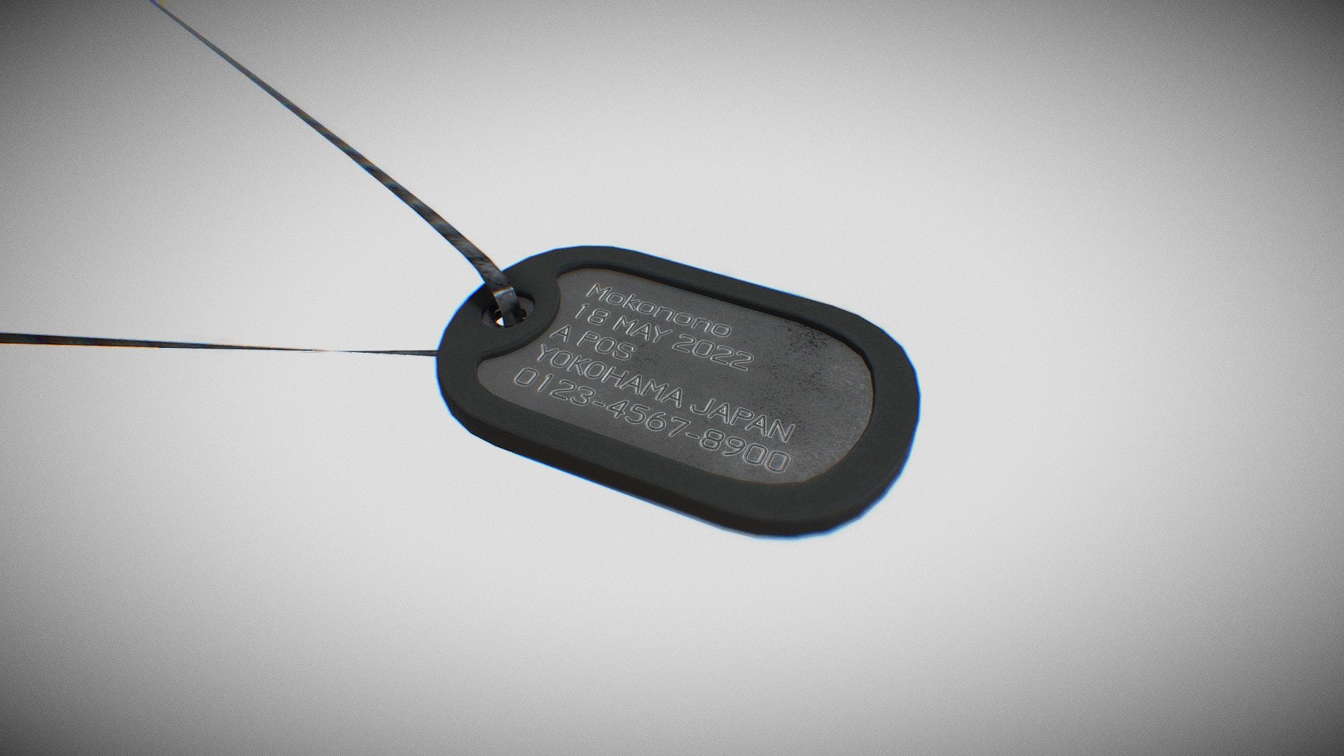 Dogtag 3d model