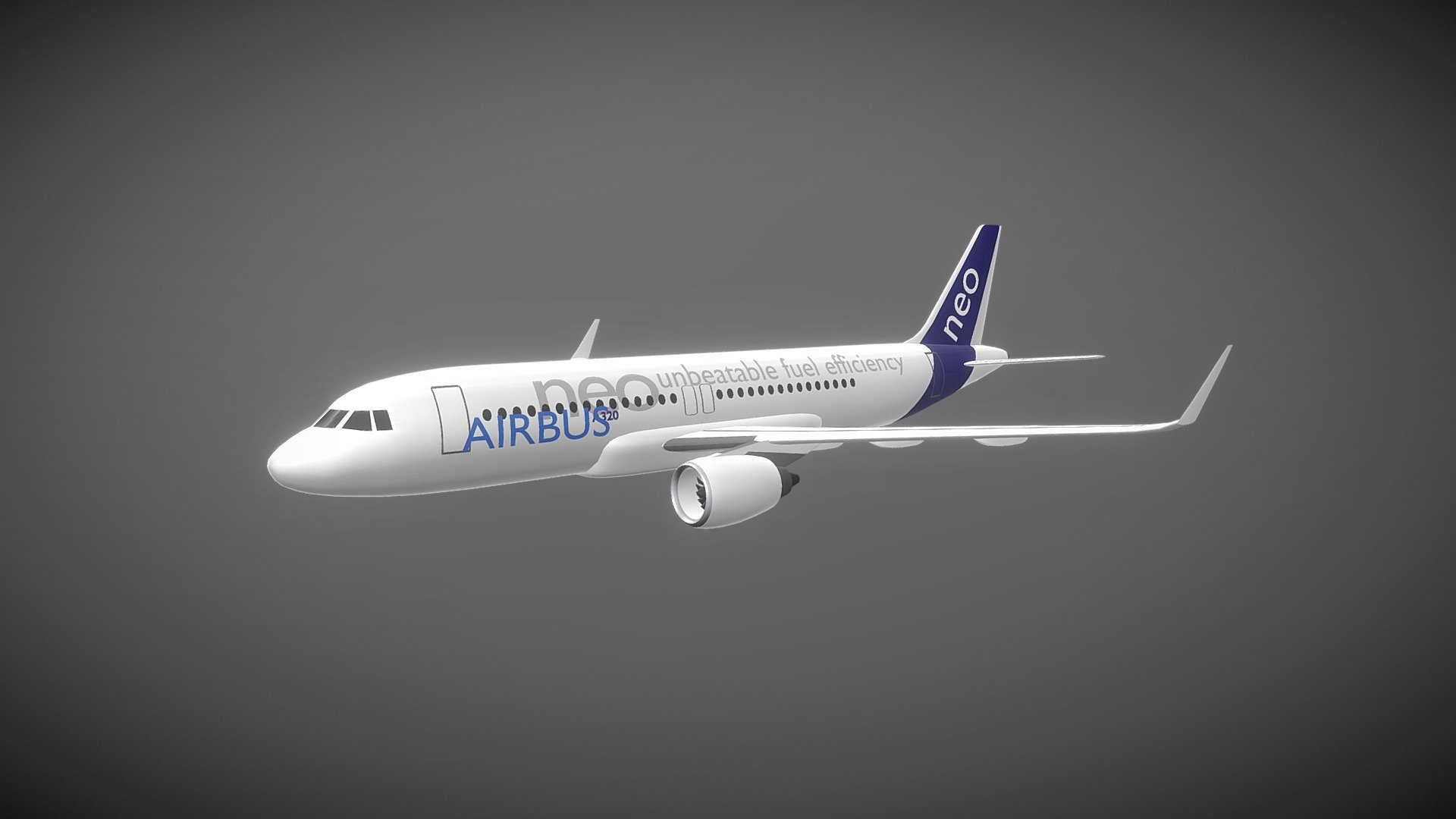 A320neo 3d model