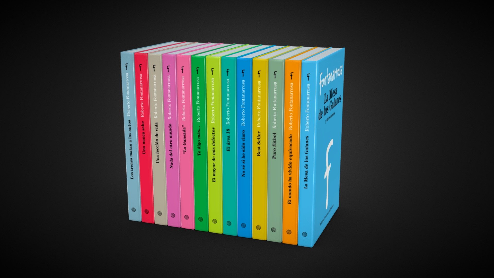 Book Collection (2) 3d model