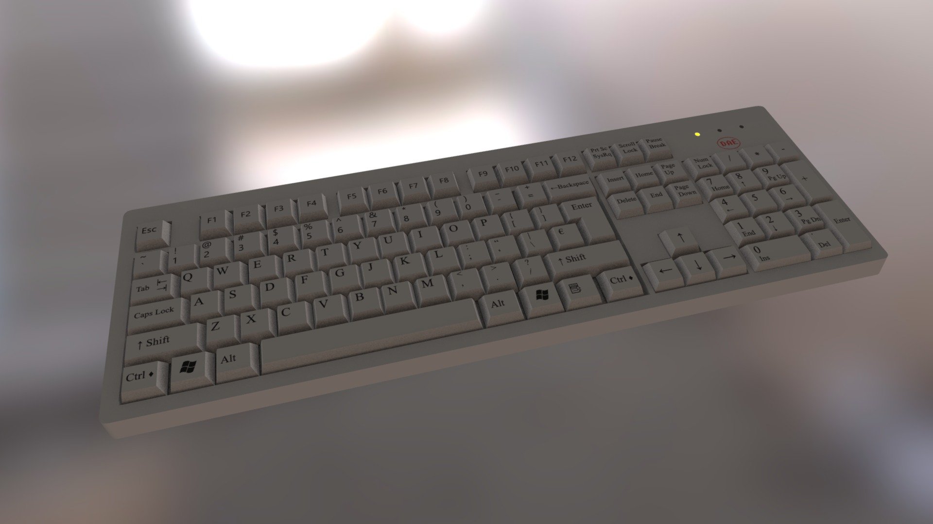 Keyboard 3d model