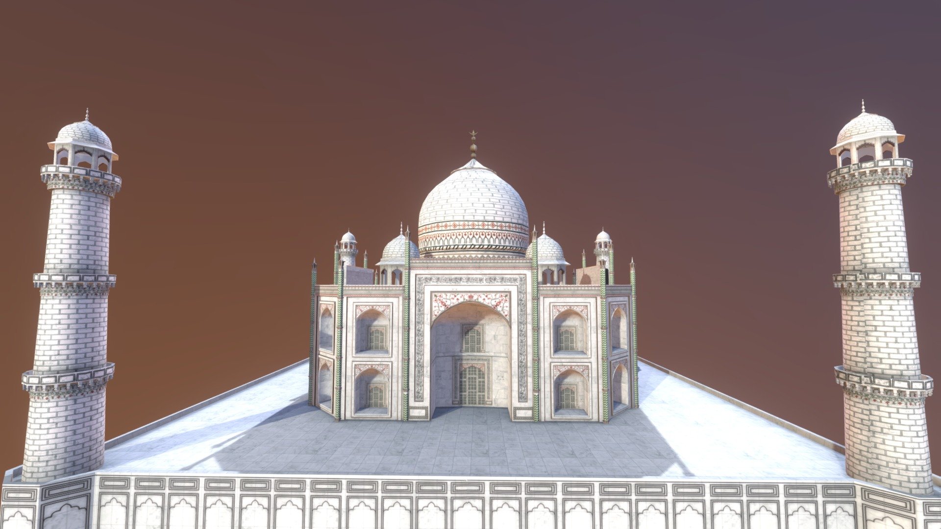 TAJMAHAL 3d model