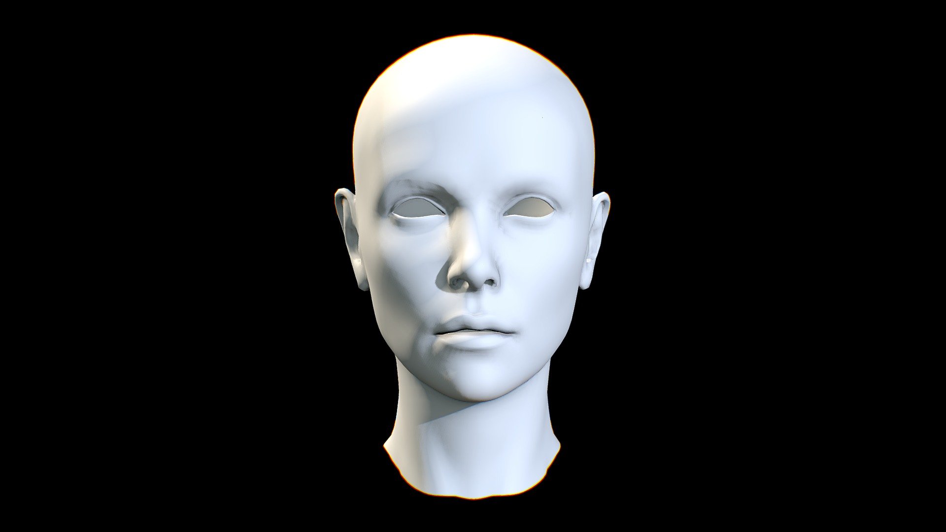 CHARLIZE THERON_HEAD 3d model