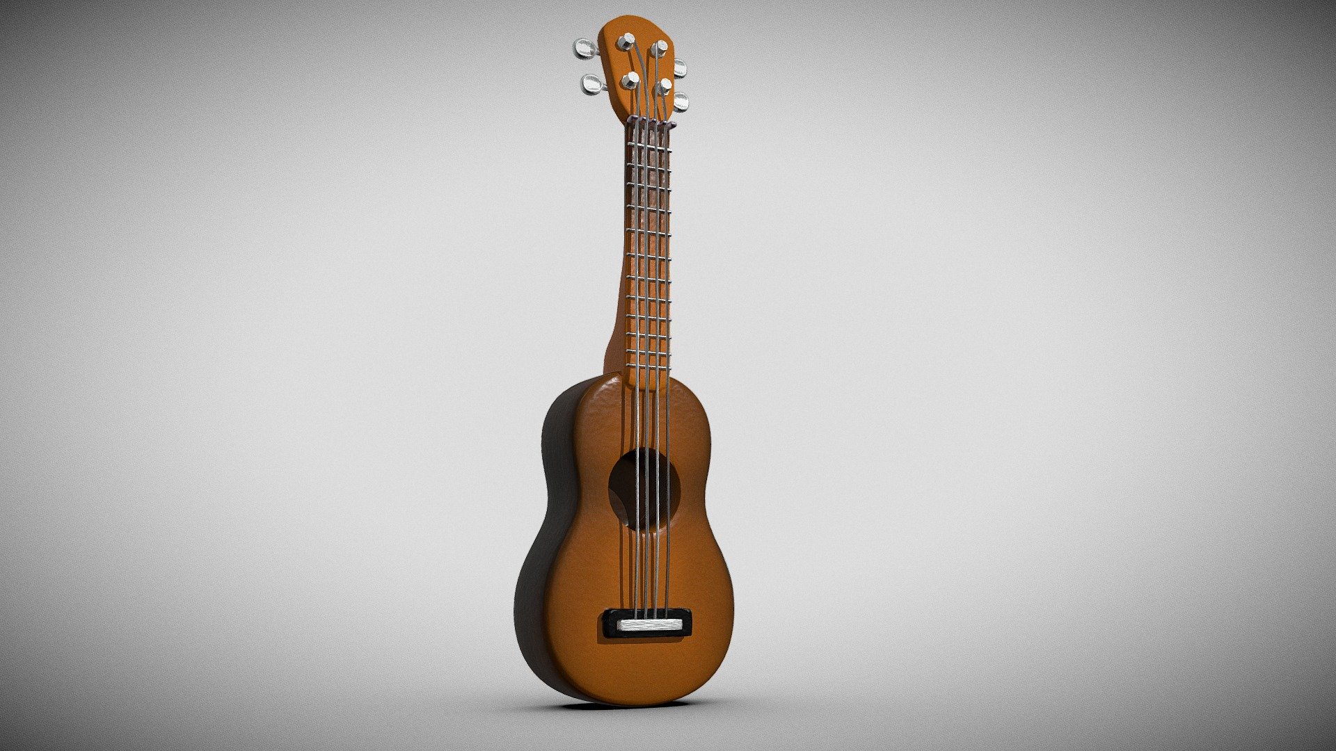 Cartoon Ukelele 3d model