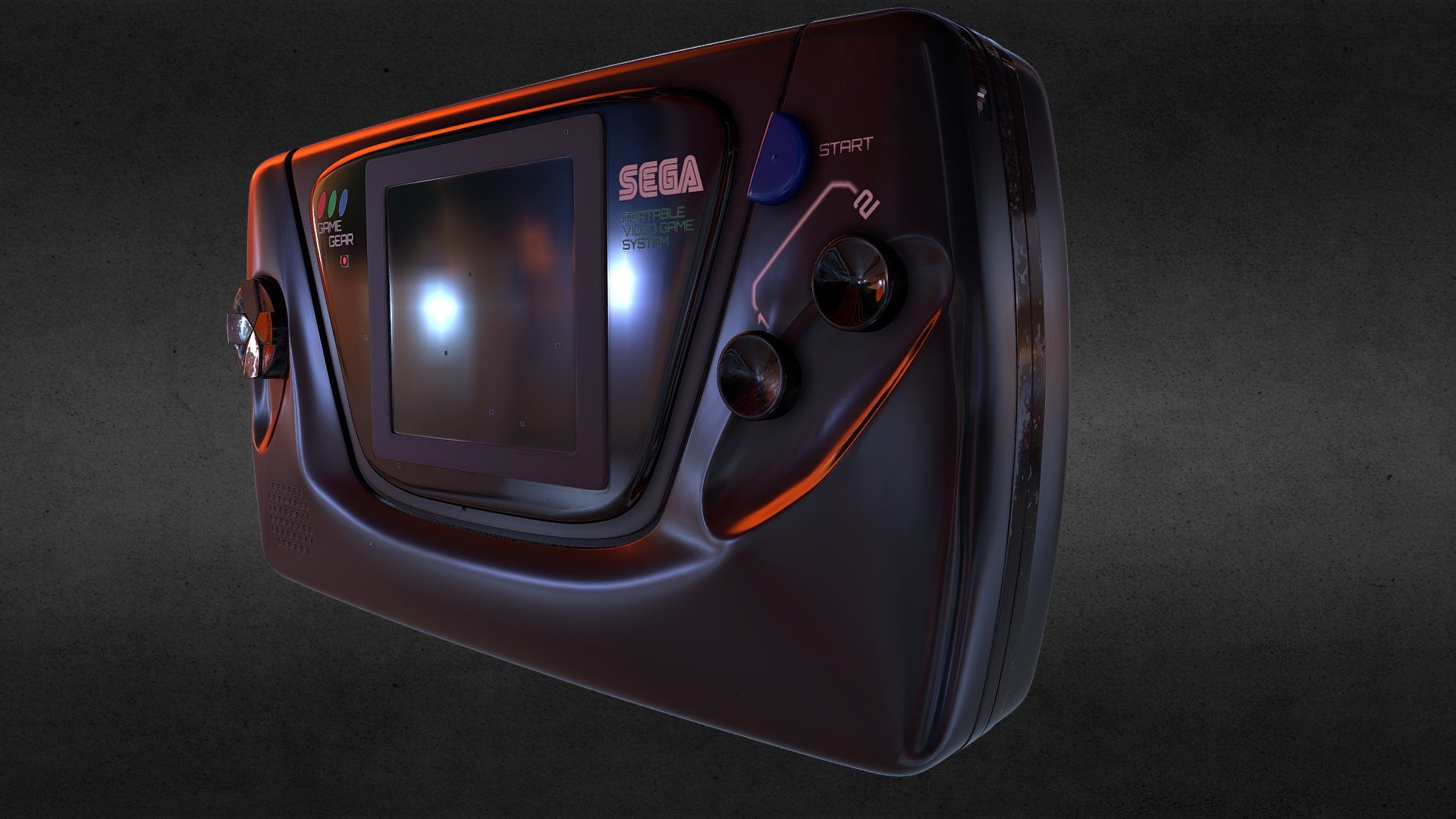 Sega Game Gear 3d model