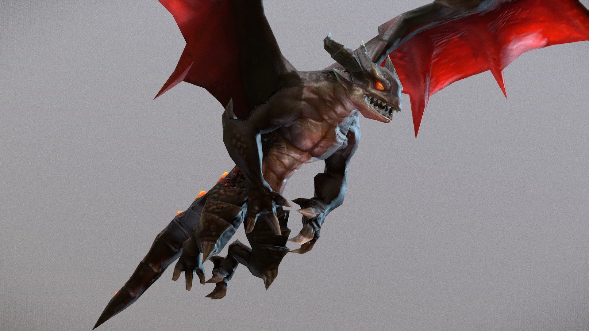 Dragon Animated 3d model